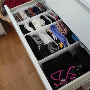 Organizer for Clothes in Drawers With Sturdy Sides Organize Baby