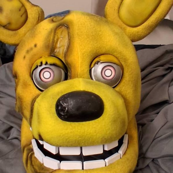 Yellow Rabbit Cosplay Head Spring Bonnie ( FNAF Movie Version ) - Etsy