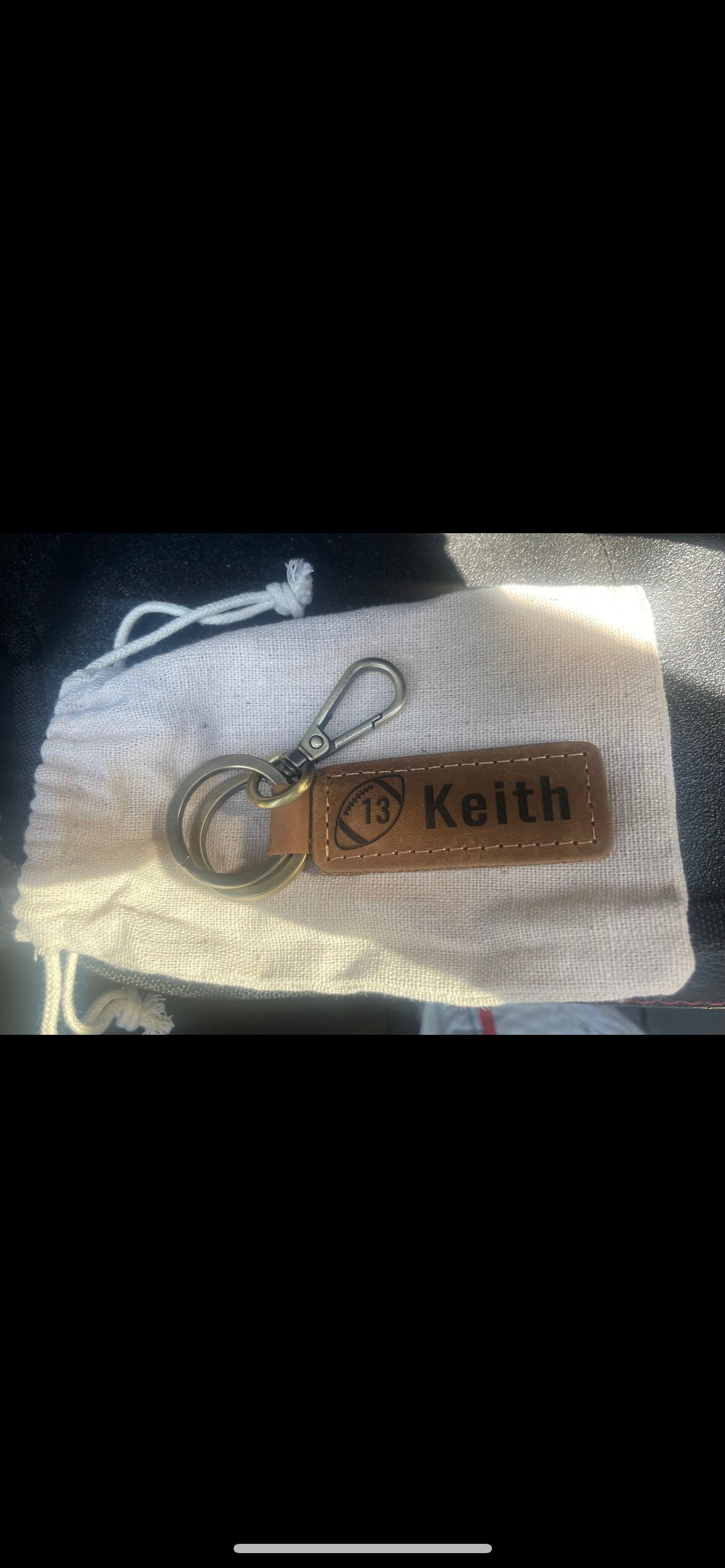 FOOTBALL KEYCHAIN, CHRISTMAS Gift
