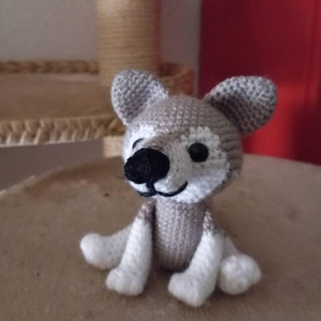 オオカミのあみぐるみかぎ針編みパターン - Etsy 日本