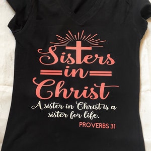 sisters in christ t shirts