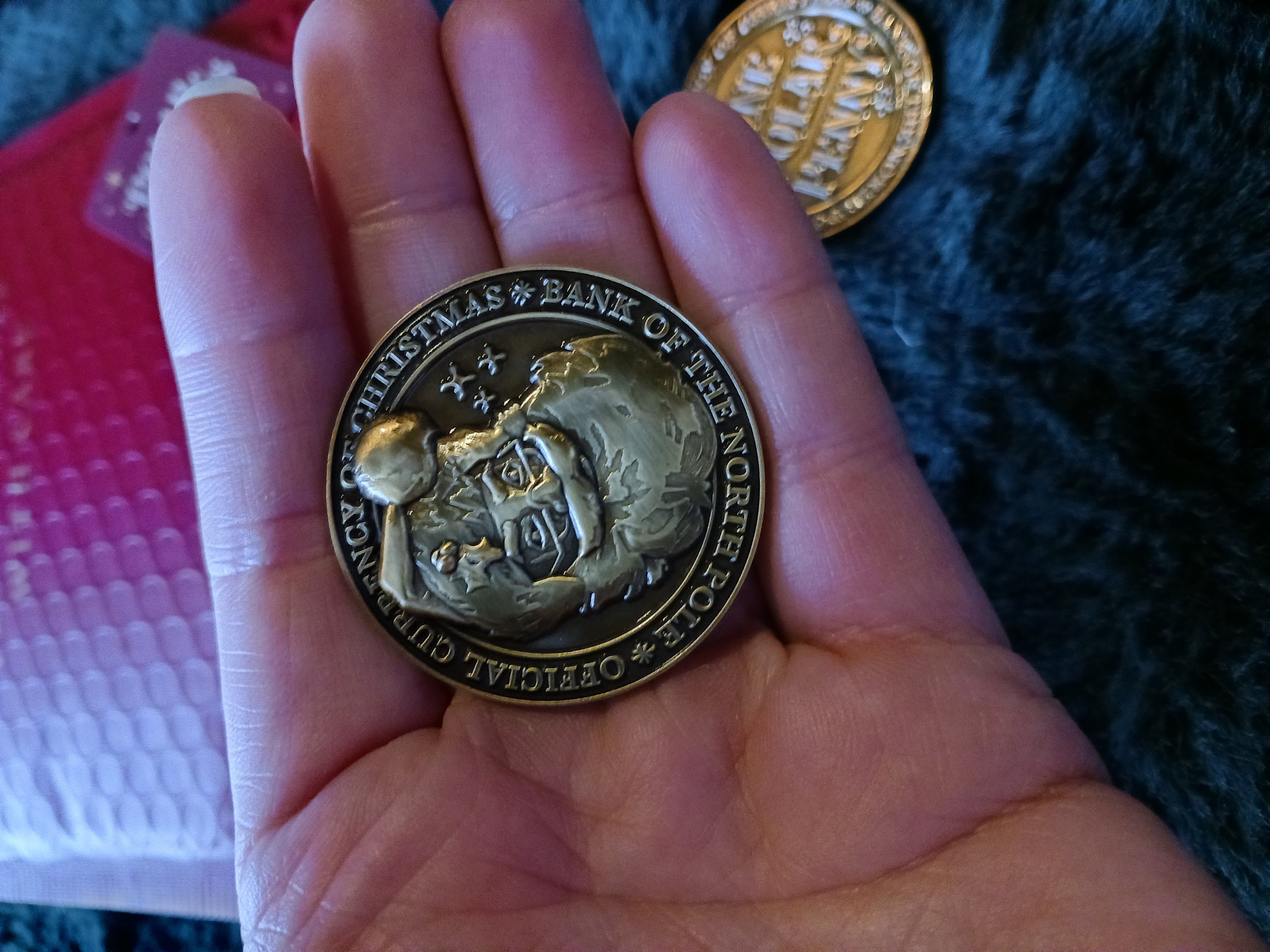 North Pole Polar Pennies Good Behaviour Coins Santa Coins christmas eve box fillers stocking filler
