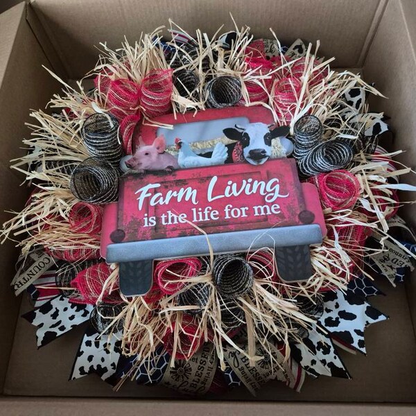 Chicken Wire Ribbon, Farmhouse Ribbon, Tan Ribbon, Wired Ribbon, 2 1/2 ...