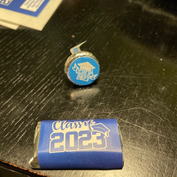 Class of 2026 Graduation Stickers for Chocolate Candy, Personalized ...