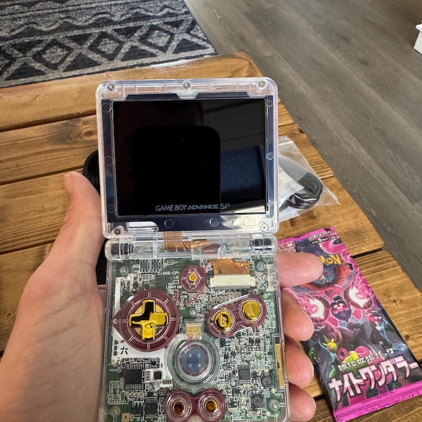 Ancient Mew Edition | Gameboy Advance SP IPS 2026 V5 | Modded Gba SP ...