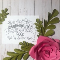 Round-tip Vine Leaf Template, Paper Vine Templates, Paper Leaf Template ...
