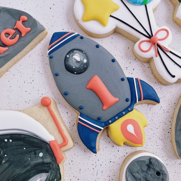 Rocketship Cookie Cutter - Etsy