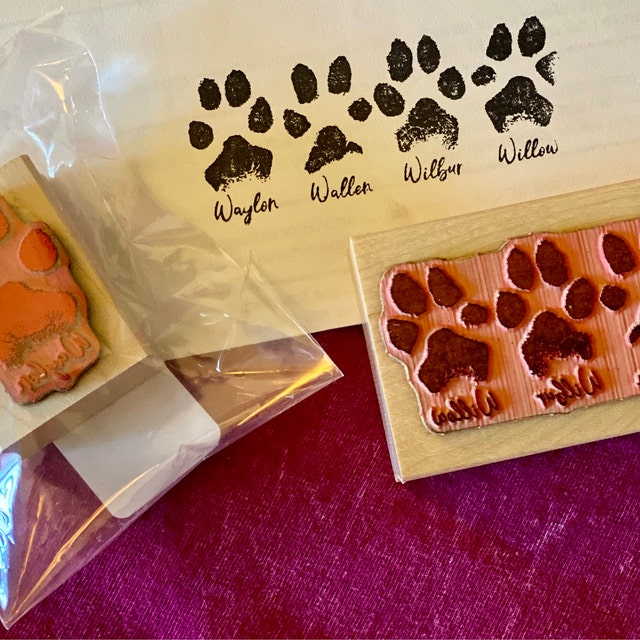 Sello de pata de perro para niños, 36 piezas de sellos autoentintados para  profesores, recuerdos de fiesta de patas y decoraciones de cumpleaños de