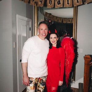 Down turned Red Feather Angel Wings - Victoria's Secret Inspired Handmade Custom Couture