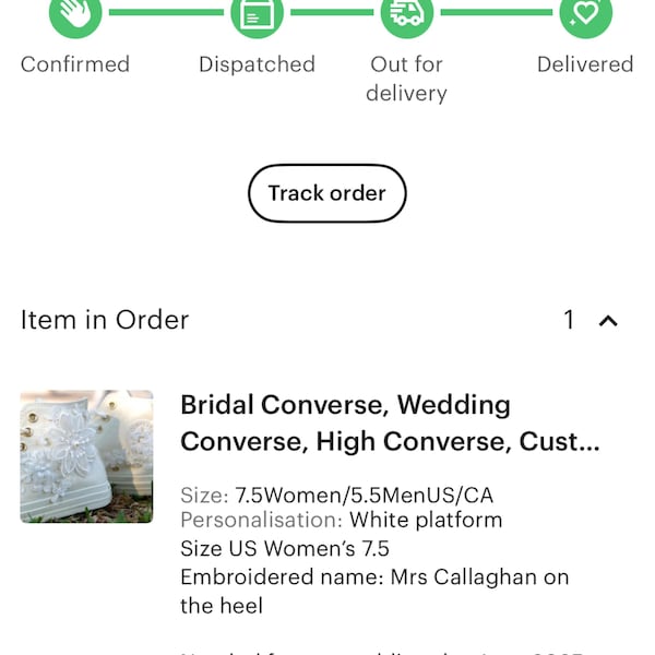 bride converse high tops