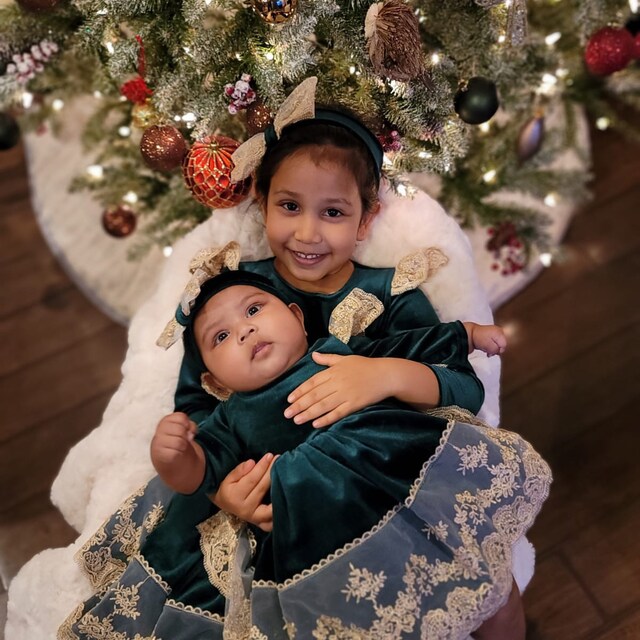 Emerald Green Velvet Christmas Dress: Toddler Holiday Outfit With Headband  - Etsy