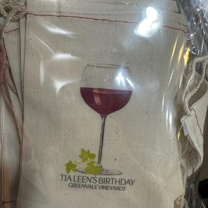 Wine Glass Oh Sip Hangover Recovery Kit Bags - Bachelorette Wine Trip - Custom Wine Favors - Wedding Hangover Kit Bags