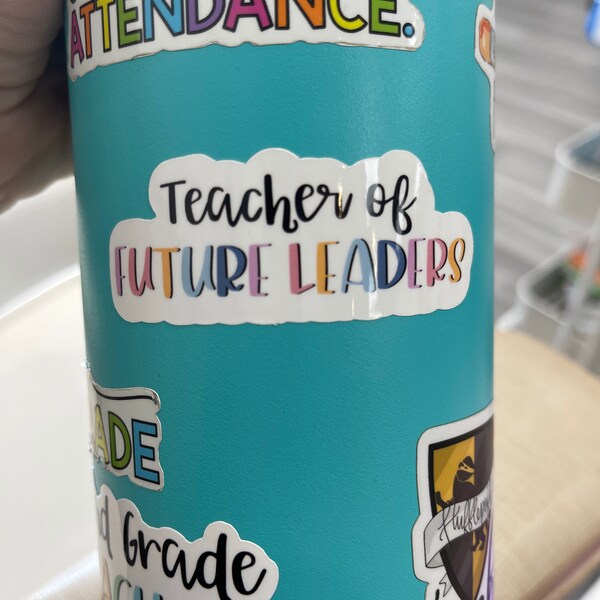 Teacher of Future Leaders Sticker, Teacher Stickers, Teacher Gift ...