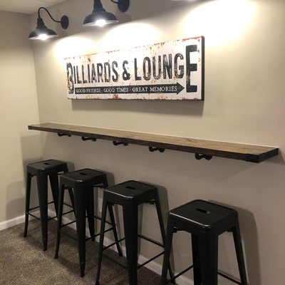 Billiards and Lounge Sign Modern Farmhouse Wall Decor Family - Etsy