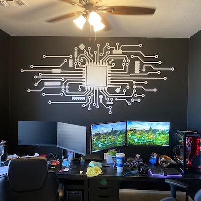 Circuit Board Decal for Laptop Window Car Bumper Technology Sticker ...