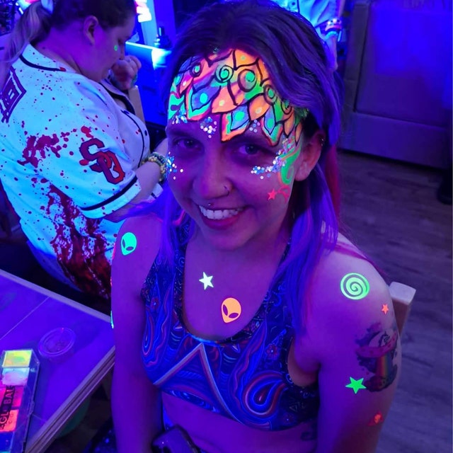 Psychedelia Blacklight Costumes – What Glows and What Doesn't? + 2013  Theme: Day of the Dead!