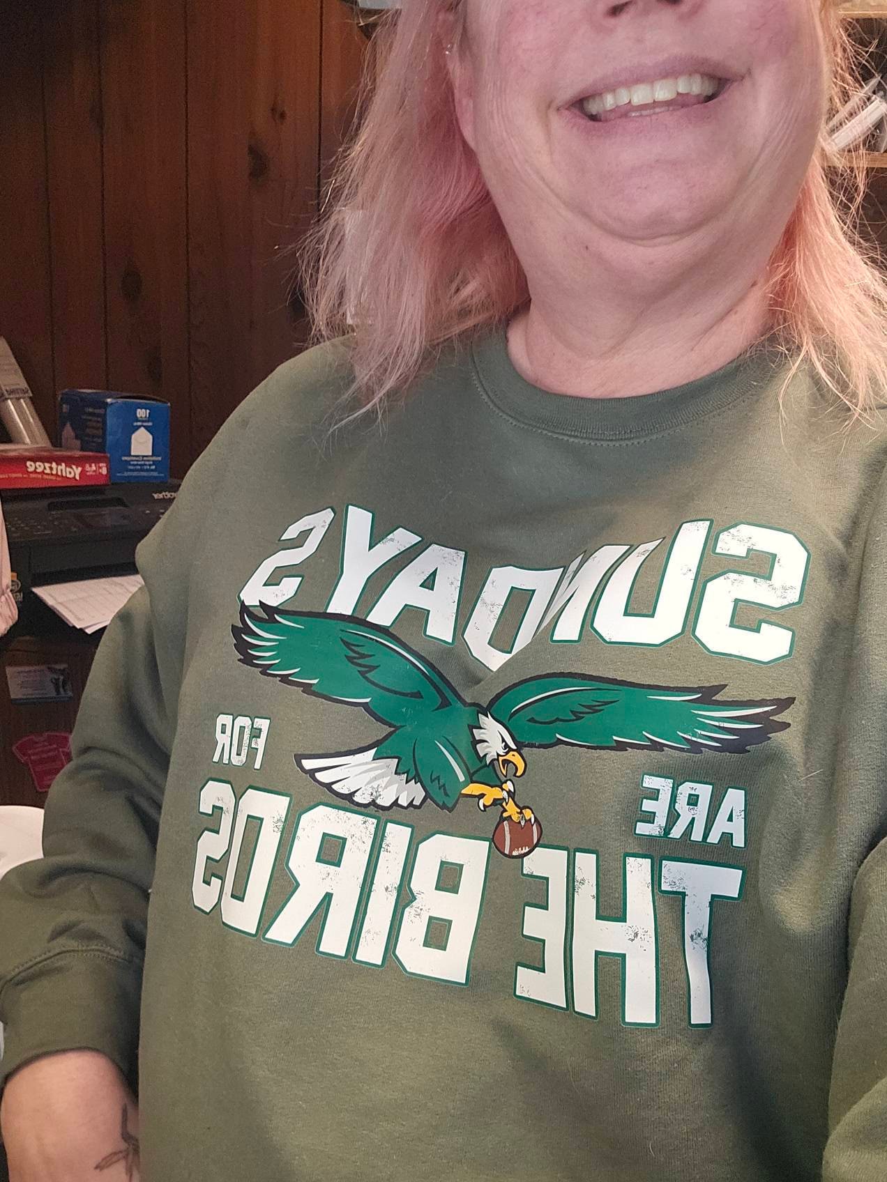 Philadelphia Football Sweatshirt,Sundays are for the Birds,Bird Gang Football sunday,Philadelphia Eagls Sweatshirt,Philadelphia Eagls Shirt