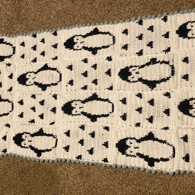 Crochet Penguin Blanket Pattern, Crochet Baby Blanket Patterns, Crochet ...