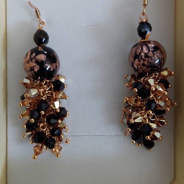 Sautoir Vintage Magnifique - Perles De Murano Et Verre, Pièce Originale Et Unique, Occasion Portée