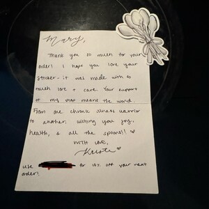 Mary added a photo of their purchase