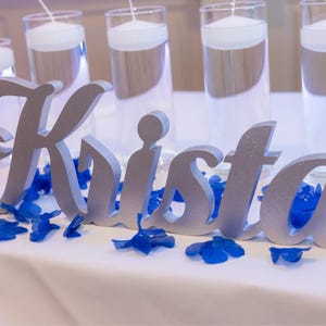 Bar Mitzvah With Wood Name, Bat Mitzvah, Sweet 16, Name Stand, Candle Bar Mitzvah With Wood Name, Bat Mitzvah, Sweet 16, Name Stand, Candle