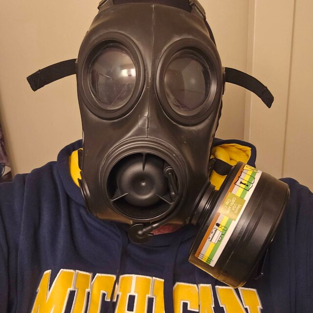 コレクターズアイテム 英国製 エイボン FM12 S10 ガスマスク + フル