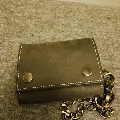 Personalized Leather Wallet With Chain, Gifts for Men, Fathers Day ...