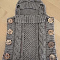 BABY COCOON Knitting Pattern - Sweet Snuggle Baby Cocoon Pdf Pattern ...