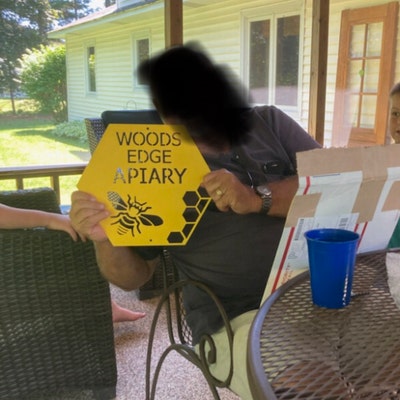 Personalized Beehive Apiary Sign - Etsy