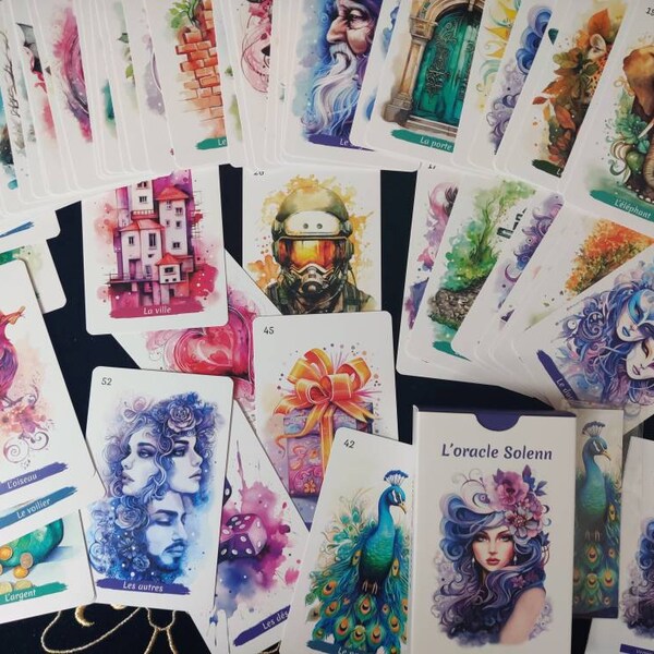 Lot De 36 Breloques Divinatoires Lenormand - Cartes Ou Charmes - NEUF