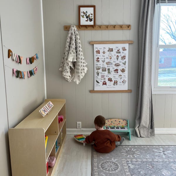 Cottage Core Cursive Alphabet Cards (hand Painted by Me) Hand Writing ...