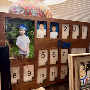 School Picture frame|Kids school picture frame|Grade school picture frame|Picture frame for school pictures|Graduation photo frame|Grad 24