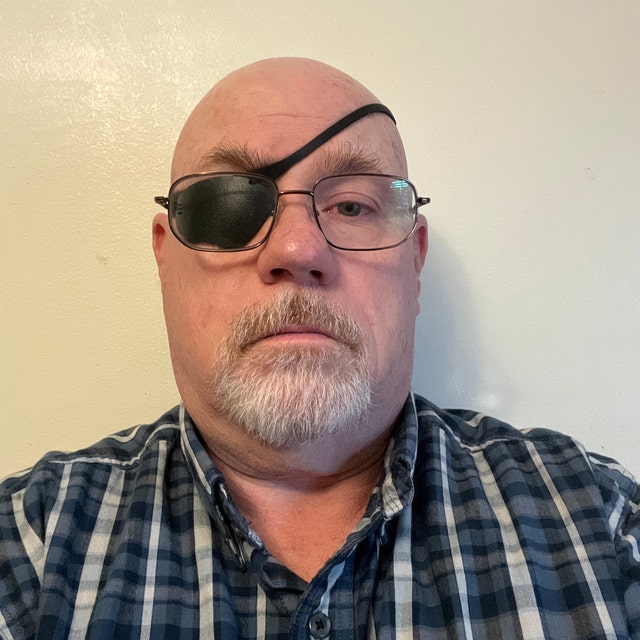 Concave Leather Eye Patch with Dan Crenshaw Style France