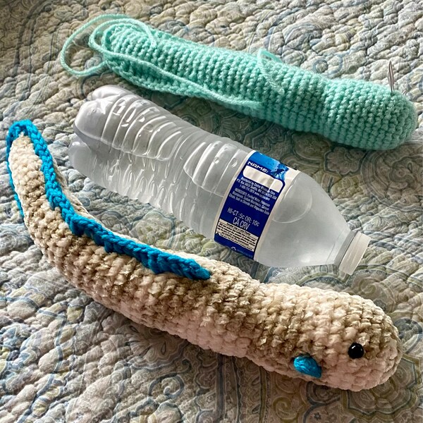 Crochet Eel Pattern, Ocean Creature Amigurumi, Beginner Friendly Plush ...