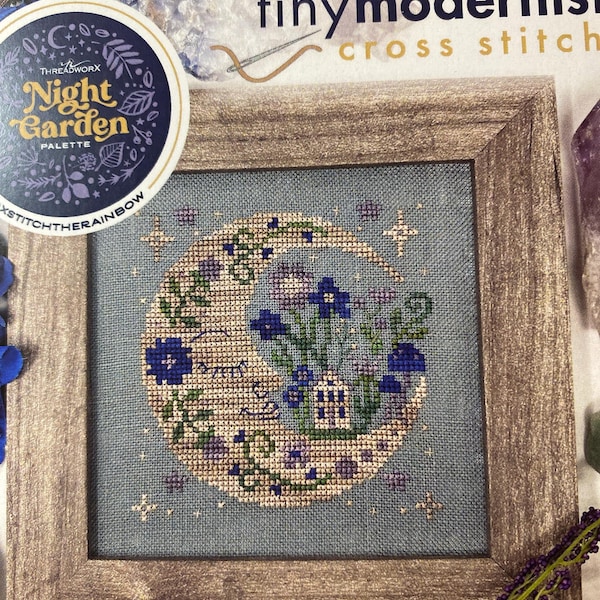 TWILIGHT MOON * Tiny Modernist * Cross Stitch Pattern - A - Etsy
