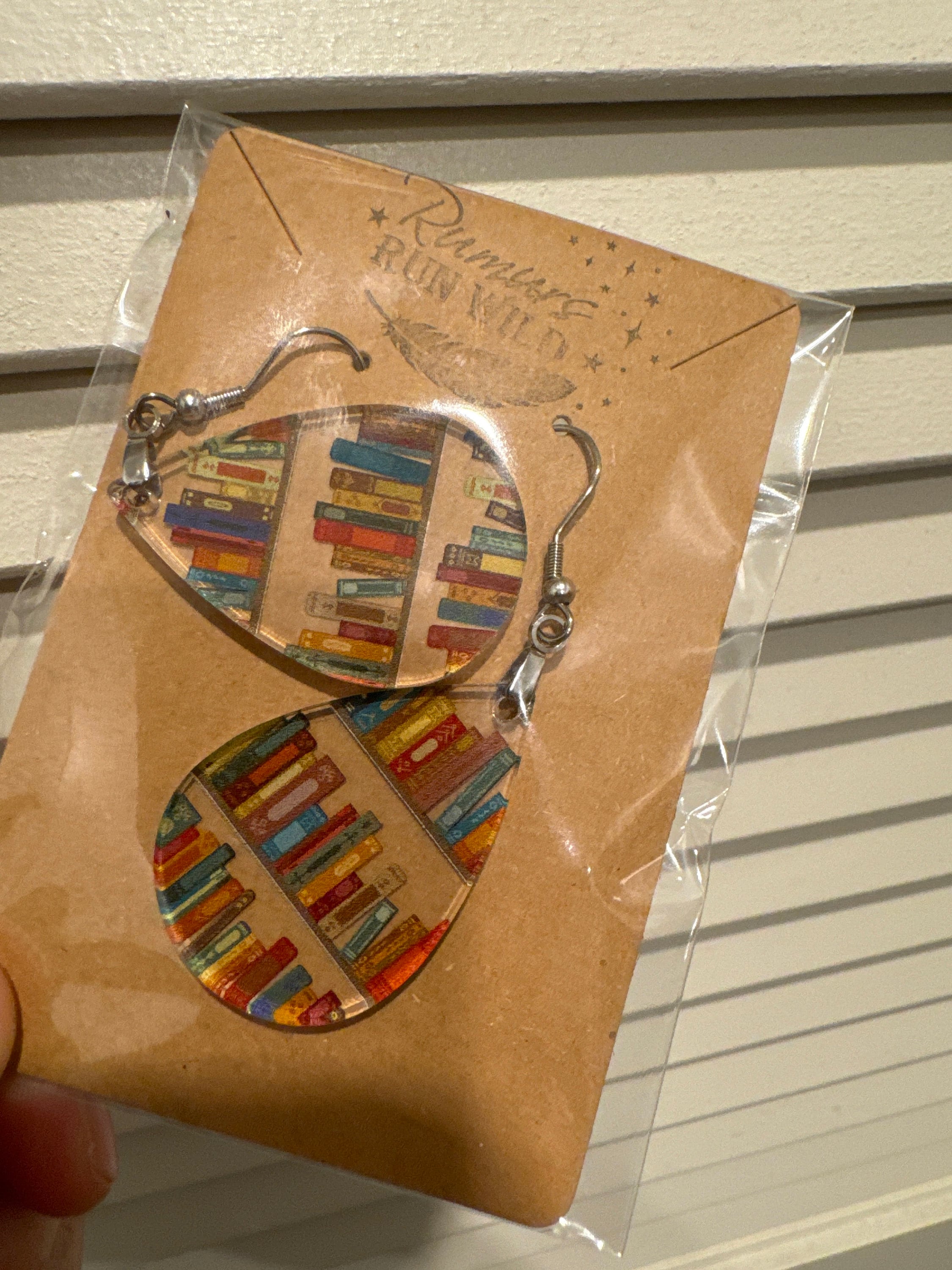 Cute Book Earrings, Bookish Gift for Teacher or Book Lover