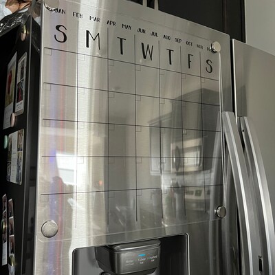 Magnetic Calendar for Fridge Monthly Fridge Calendar 2023 - Etsy