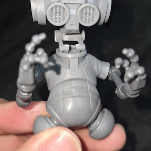 1:12/18/6 Scale AZI-3 Medical Droid Figure for Star Wars Black