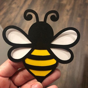 Download Cute Bee svg file Layered Honeycomb svg dxf pdf 3D Mandala ...