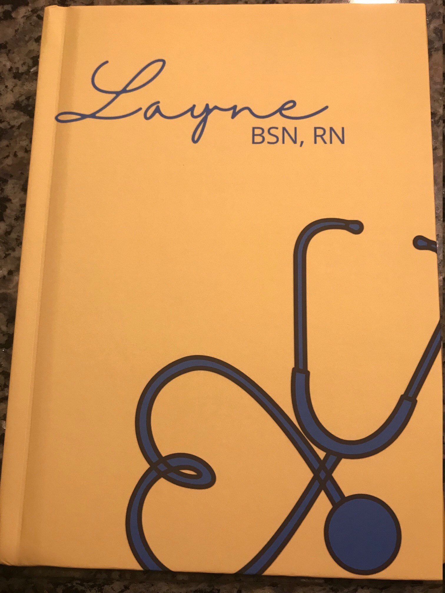 Nurse Graduation Gift 2024, Personalized Nurse Notebook/ Journal, Personalized RN, MD, lpn Notebook, Healthcare Gift, Graduation Gift