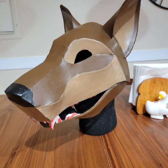 Wolf Therian Mask Digital Pattern *with tutorial* by Kazplay on DeviantArt