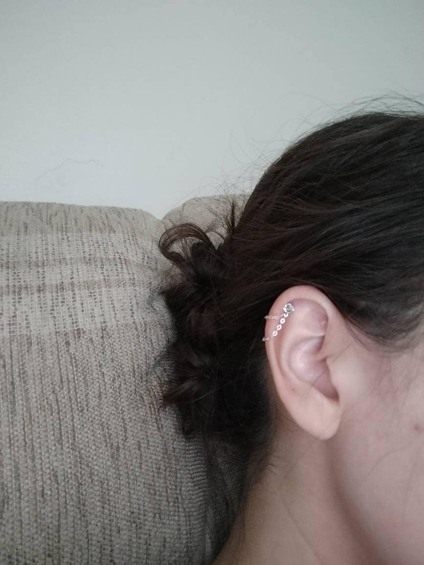 Earring Chain - Helix Chain - Chain Ear jacket- Dangle Earring - Earring Charm Chain - Cartilage Earring - Stud Earrings - Ear Chain