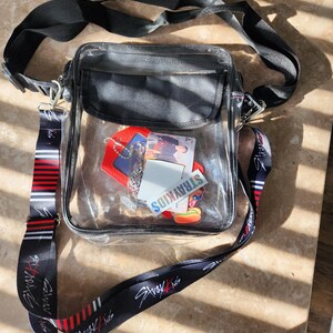 SKZ Clear Cross Bag for STAY (stray Kids Fanmade Merch for