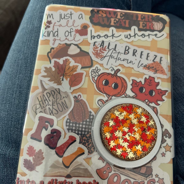 Original Art Cardstock Insert Cozy Halloween Launch for Clear E-reader ...
