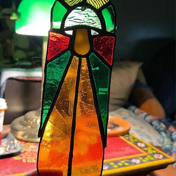 Coffee Spill Standee Stained Glass Pattern // DIGITAL DOWNLOAD Hobby ...