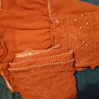 MEHRUNISSA KURTA WITH SHARARA & DUPATTA