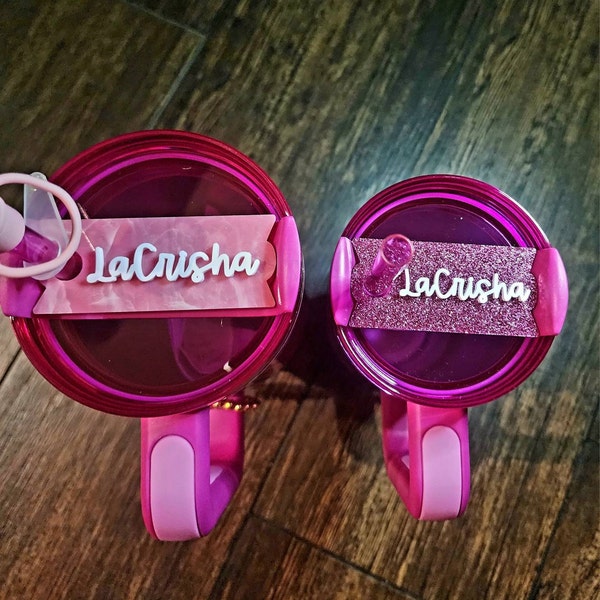 Stanley Name Plate, Stanley Cup Accessories, Personalized Tumbler Name ...