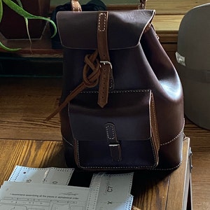 The D-konstrukt Backpack Backpack Pattern Leather DIY Pdf Download - Etsy
