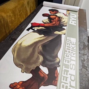 Street Fighter III 3rd Strike - RYU Arcade Video Game FLYER Banner