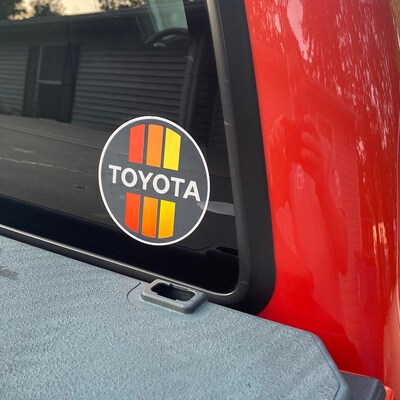 Holographic Vintage Toyota Full Color Decal - Etsy